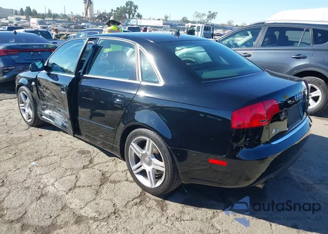 2007 Audi A4 2.0T from USA, damaged, VIN WAUAF78E67A076934